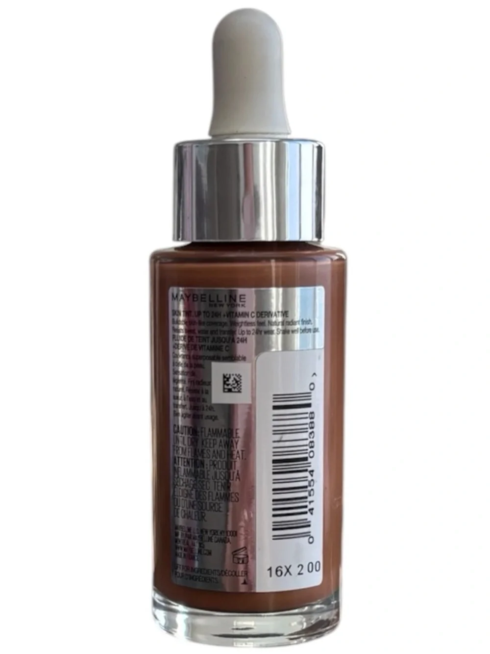 Maybelline Super Stay 24H Skin Tint + Vitamin C Foundation Makeup 338 NEW 1 oz